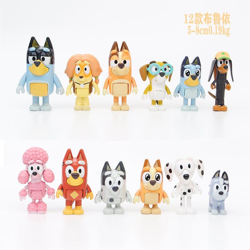 Kinderanime Speelgoed |   Brui’s Schattige Bingo Puppy Knuffel Speelgoed Decoratie, Schattige Cartoon Met Beweegbare Gewrichten, Kindercadeau. Kinderanime Speelgoed Kinderanime Speelgoed