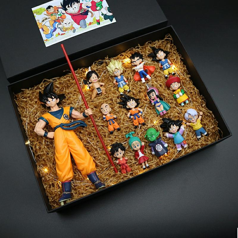 Kinderanime Speelgoed |   Dragon Ball Z Figuur Son Goku Saiyan Compleet Set Creatieve Verjaardagscadeau Anime Model Ornament Kinder Speelgoed Kinderanime Speelgoed Kinderanime Speelgoed