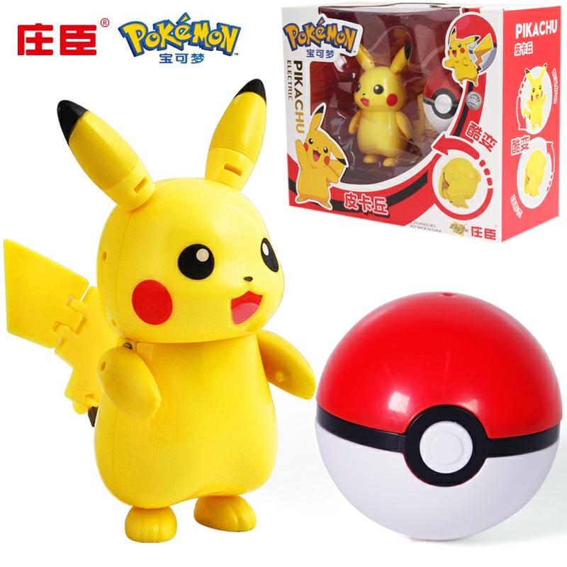 Kinderanime Speelgoed |   Officiële Pokémon Pikachu Speelgoed, Pikachu Figuur, Bal Model, Kinder Verjaardagscadeau, Verzamelobjecten. Kinderanime Speelgoed Kinderanime Speelgoed