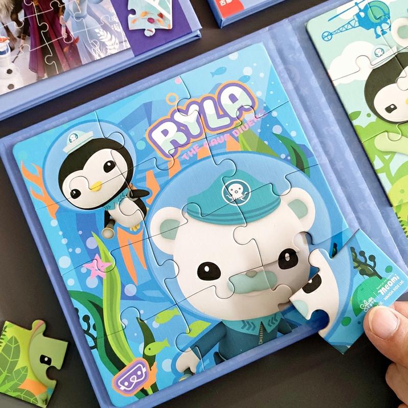 Kinderanime Speelgoed |   Onderwater Avonturen Team Magnetische Puzzel Voor Kinderen Van 3 Tot 6 Jaar – Educatief Spel Voor Baby’s – Magnetisch Speelgoed Voor Jongens En Meisjes Kinderanime Speelgoed Kinderanime Speelgoed