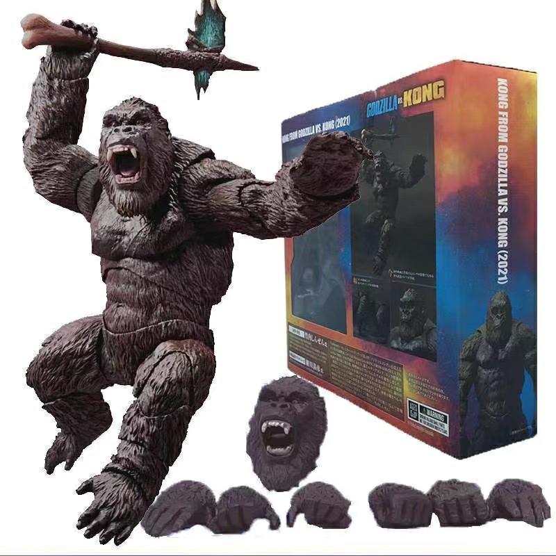 Kinderanime Speelgoed |   Shm Godzilla Vs Kong 2: De Opkomst Van Het Rijk – Gorilla Dinosaurussen Ultra Beweegbare Actiefiguur Model – Kinderspeelgoed Cadeau Kinderanime Speelgoed Kinderanime Speelgoed