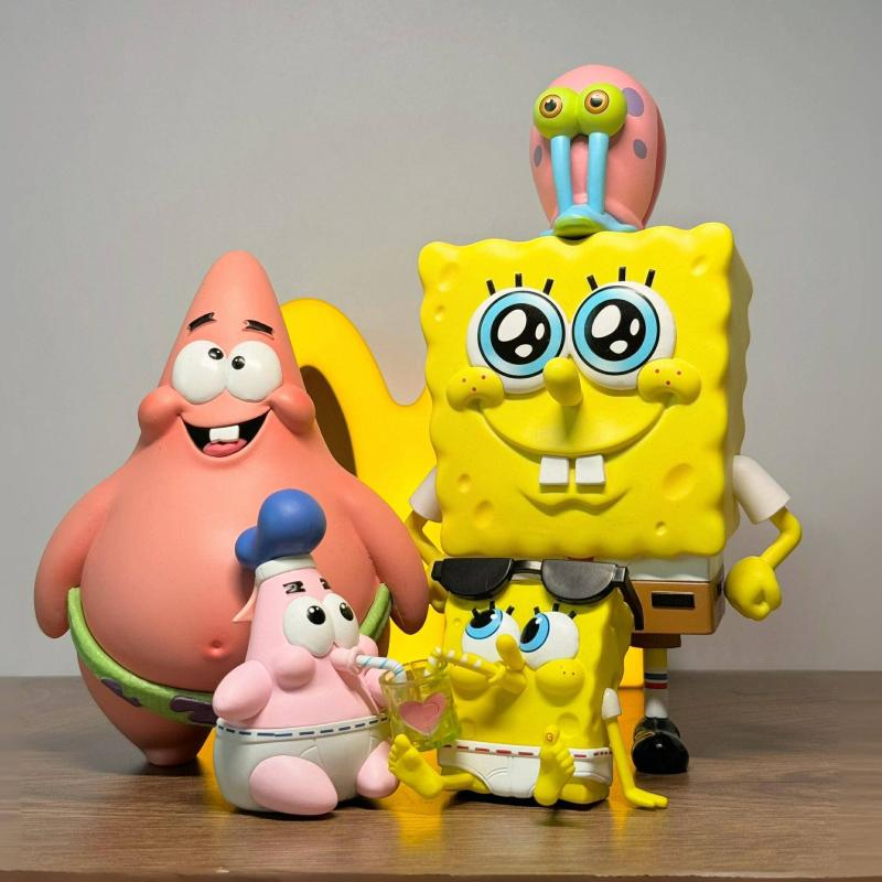 Kinderanime Speelgoed |   Spongebob Squarepants Serie Trendy Speelgoed Kleine Slak Patrick Ster Blinddoos Figuren Bureau Decoratie Kleine Ornamenten Cadeau Voor Kinderen Kinderanime Speelgoed Kinderanime Speelgoed