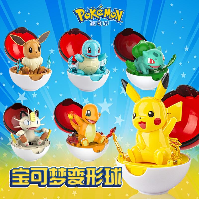 Kinderanime Speelgoed |   Zhou Cheng Pikachu Transformeer Pokébal Pokémon 2E Generatie Kinderspeelgoed Figuren Jongens Kinderanime Speelgoed Kinderanime Speelgoed