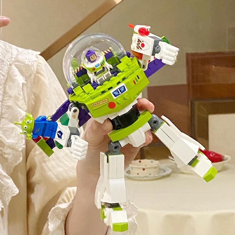 Kinderen Bouwblok Speelgoed |   Chinese Blokken Buzz Lightyear Mecha Speelgoed Toy Story Figuren Educatief Bouwmodel Voor Jongens En Meisjes Cadeau Kinderen Bouwblok Speelgoed Kinderen Bouwblok Speelgoed