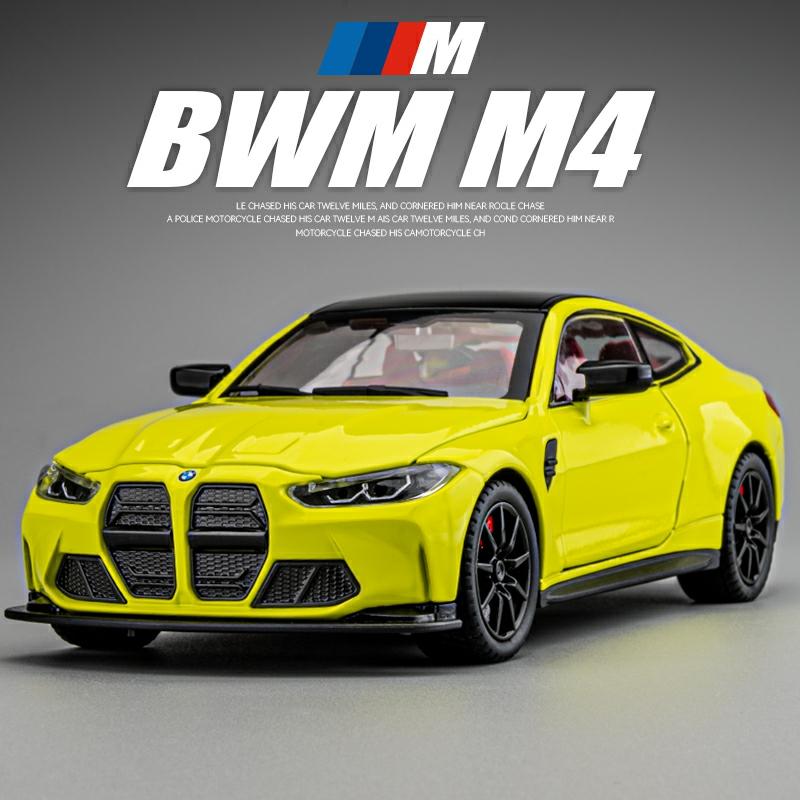 Kindermodelspeelgoed |   Bmw M4 Modelauto, Realistische Diecast Sportwagen Speelgoedauto Voor Jongens, Verzamelobject, Decoratief Stuk, Kindergeschenk 1:24 Kindermodelspeelgoed Kindermodelspeelgoed