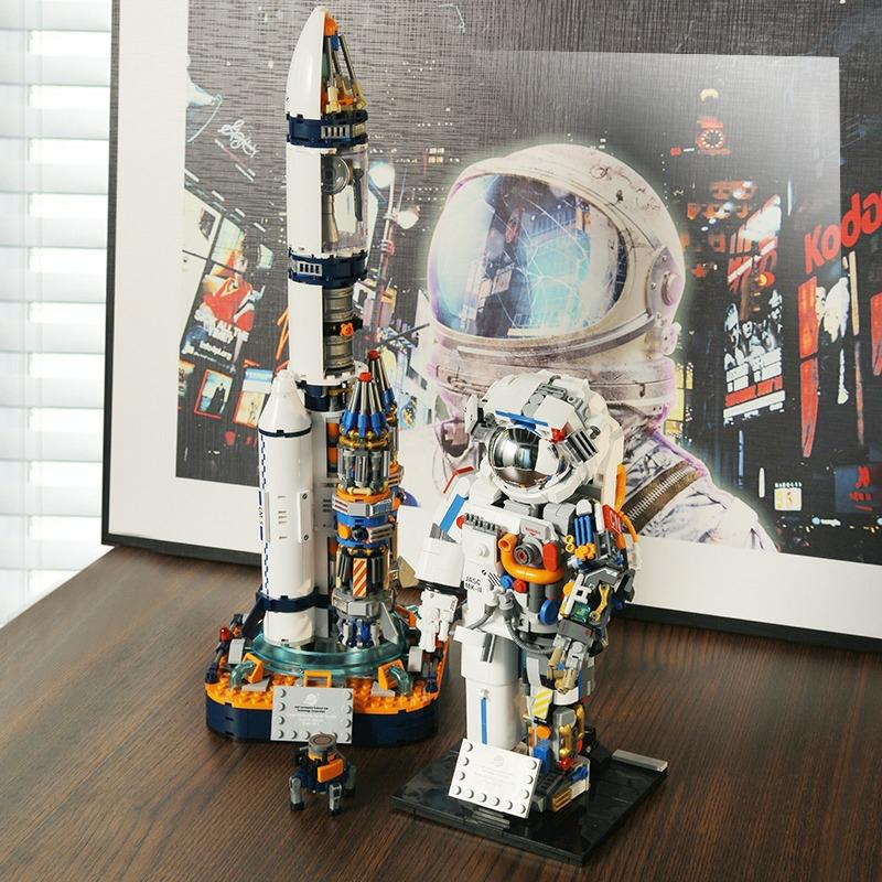 Kindermodelspeelgoed |   Jaki Ruimtevaart Astronaut Bouwset – Rocket Speelgoed Voor Jongens – Verjaardagscadeau Voor 10 Jaar – Creatieve Bouwspeelgoed Voor Kinderen Kindermodelspeelgoed Kindermodelspeelgoed