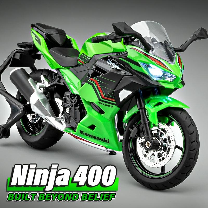 Kindermodelspeelgoed |   Kawasaki Ninja 400 Motorfiets Model, Metalen Motor Model, Sportauto Speelgoed, Jongens Geschenk Kindermodelspeelgoed Kindermodelspeelgoed