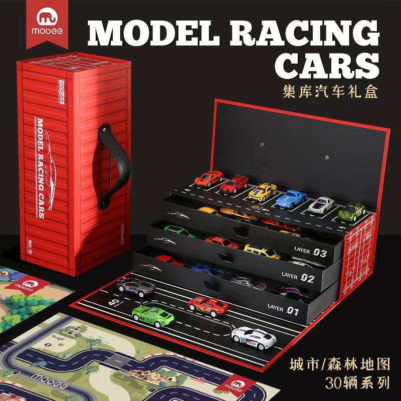 Kindermodelspeelgoed |   Mobee Mini Auto Verzamelbox – Auto Giftset Met Miniatuur Racewagens Van Alloy Voor Jongens – Verjaardagscadeau Voor Kinderen Kindermodelspeelgoed Kindermodelspeelgoed