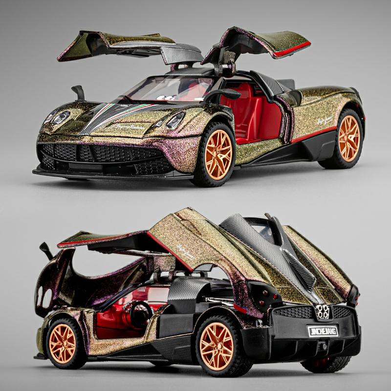 Kindermodelspeelgoed |   Pagani Huayra Alloy Auto Model Realistische Supercar Speelgoed Auto Model Decoratie Speelgoed Auto Voor Jongens Kindermodelspeelgoed Kindermodelspeelgoed