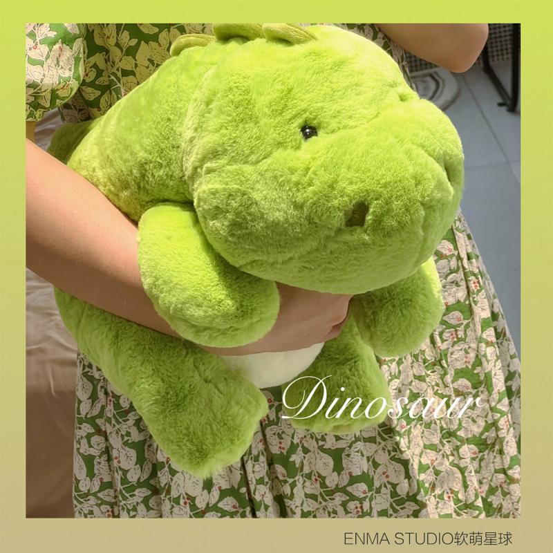 Kinderpluche Speelgoed |   Enma Studio Originele Schattige Dikke Groene Dinosaurussen Pluche Speelgoed Voor Kinderen, Knuffelpop, Kussen, Cadeau Kinderpluche Speelgoed Kinderpluche Speelgoed