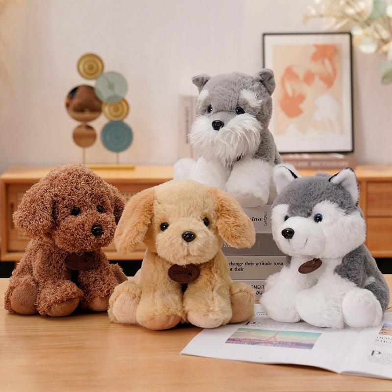 Kinderpluche Speelgoed |   Gouden Retriever, Schnauzer, Husky Knuffel, Kleine Teddy Hond, Pluche Speelgoed, Troostpop Voor Kinderen, Cadeau. Kinderpluche Speelgoed Kinderpluche Speelgoed