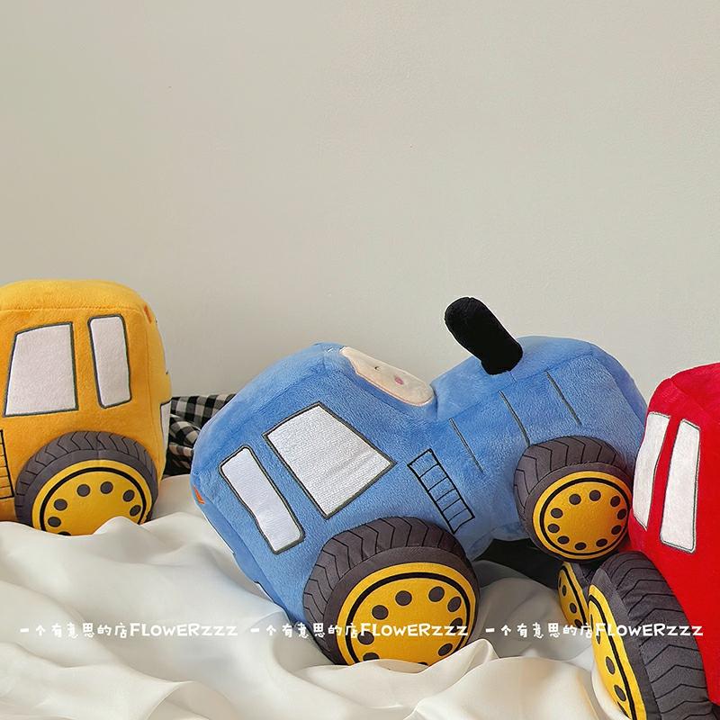 Kinderpluche Speelgoed |   Kindvriendelijk Kleine Tractor Kussen Pluche Speelgoed Knuffel Voor Kinderen, Slaap- En Troostpop, Auto Knuffel Voor Jongens, Feestcadeau. Kinderpluche Speelgoed Kinderpluche Speelgoed