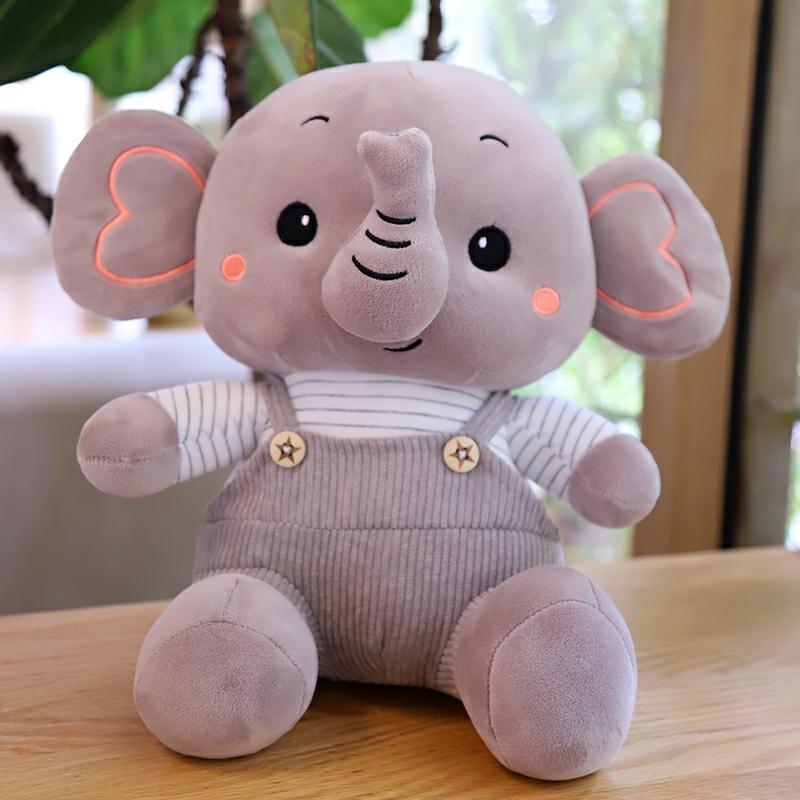 Kinderpluche Speelgoed |   Olifant Pluche Speelgoed Knuffel Olifant Pop Voor Kinderen, Kussen Voor Slapen, Stoffen Pop, Verjaardagscadeau, Bedrukking Logo Kinderpluche Speelgoed Kinderpluche Speelgoed