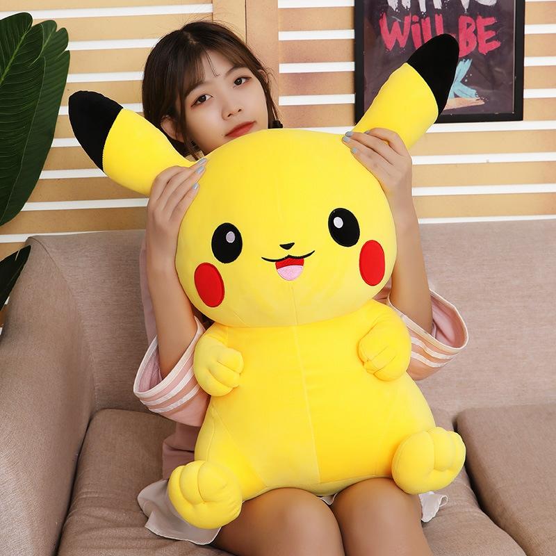 Kinderpluche Speelgoed |   Pikachu Knuffel Speelgoed, Pluche Kussen Voor Jongens En Meisjes, Ideaal Als Verjaardagscadeau Of Voor Kinderdag. Kinderpluche Speelgoed Kinderpluche Speelgoed