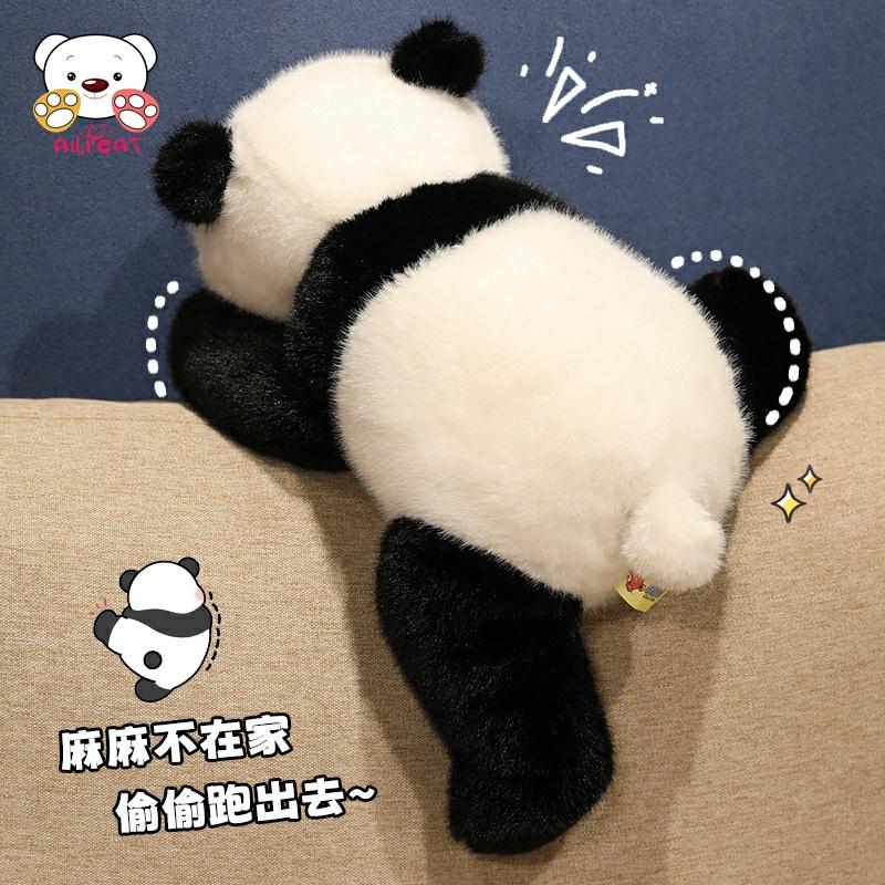 Kinderpluche Speelgoed |   Realistische Panda Knuffelbeer, Grote Panda Pluche Speelgoed, Schattige Stoffen Pop Voor Kinderen, Meisjes Cadeau, Slaapkussen Om Te Knuffelen. Kinderpluche Speelgoed Kinderpluche Speelgoed