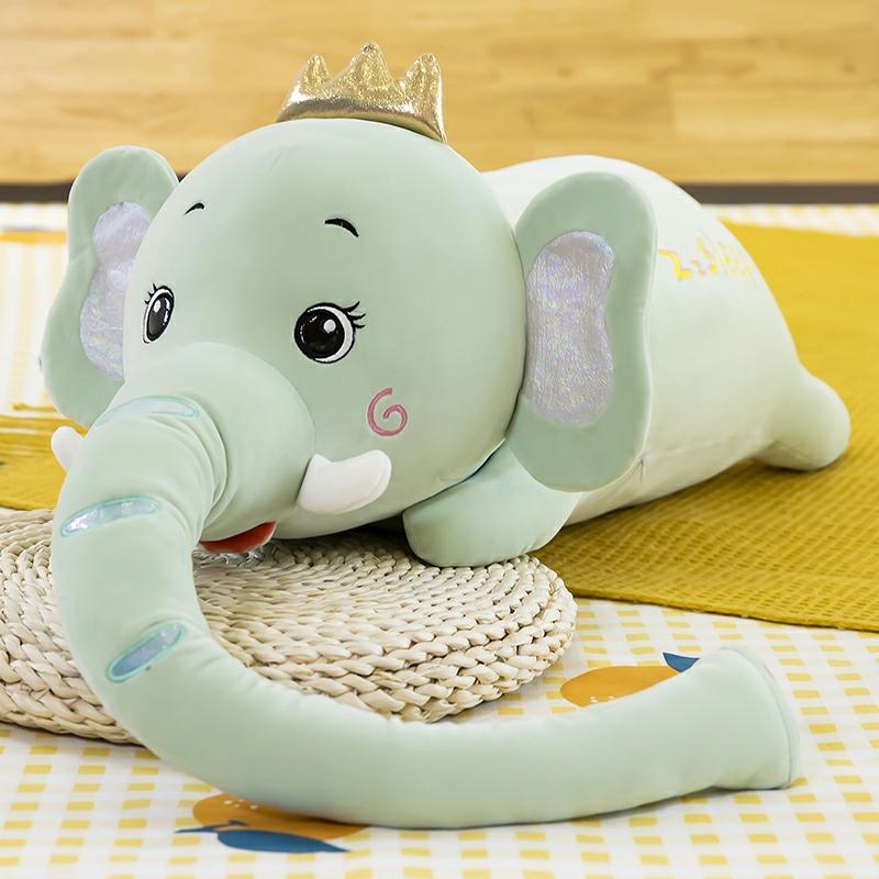 Kinderpluche Speelgoed |   Schattige Liggende Olifant Pluche Knuffel Kussen, Schattige Speelgoed Voor Slapen, Troostende Olifant, Kindergeschenk Voor Meisjes. Kinderpluche Speelgoed Kinderpluche Speelgoed