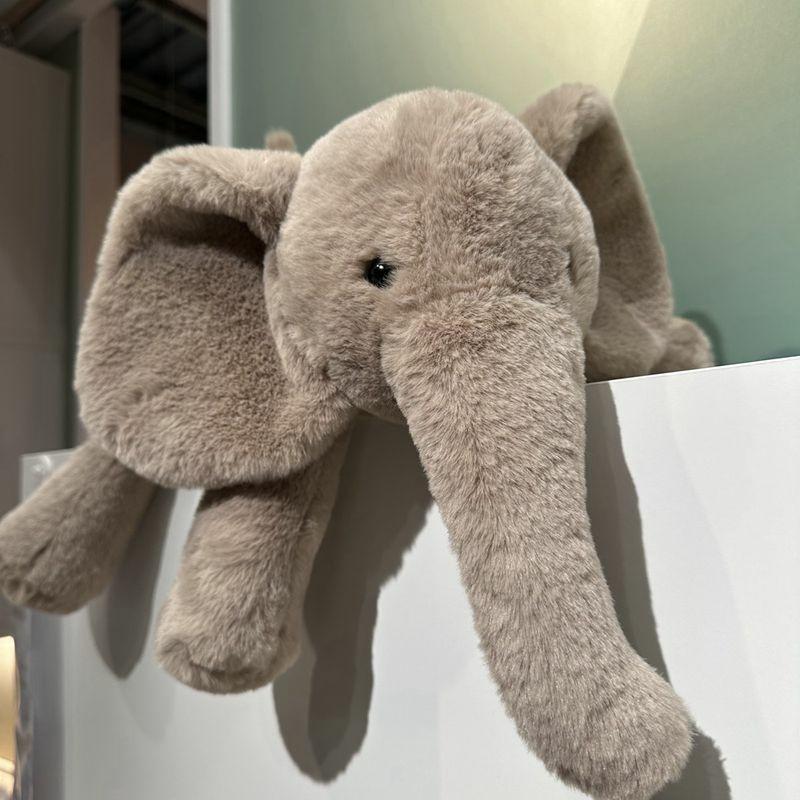 Kinderpluche Speelgoed |   Schattige Olifant Knuffelpop Kussen Pluche Speelgoed Voor Kinderen, Perfect Als Slaapvriend En Troostknuffel, Ideaal Als Verjaardagscadeau Voor Meisjes En Vriendinnen. Kinderpluche Speelgoed Kinderpluche Speelgoed