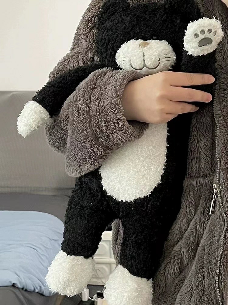 Kinderpluche Speelgoed |   Schattige Theemuis Knuffel, Pluche Speelgoed Kat, Slaapvriendje Voor Kinderen, Verjaardagscadeau Voor Meisjes. Kinderpluche Speelgoed Kinderpluche Speelgoed