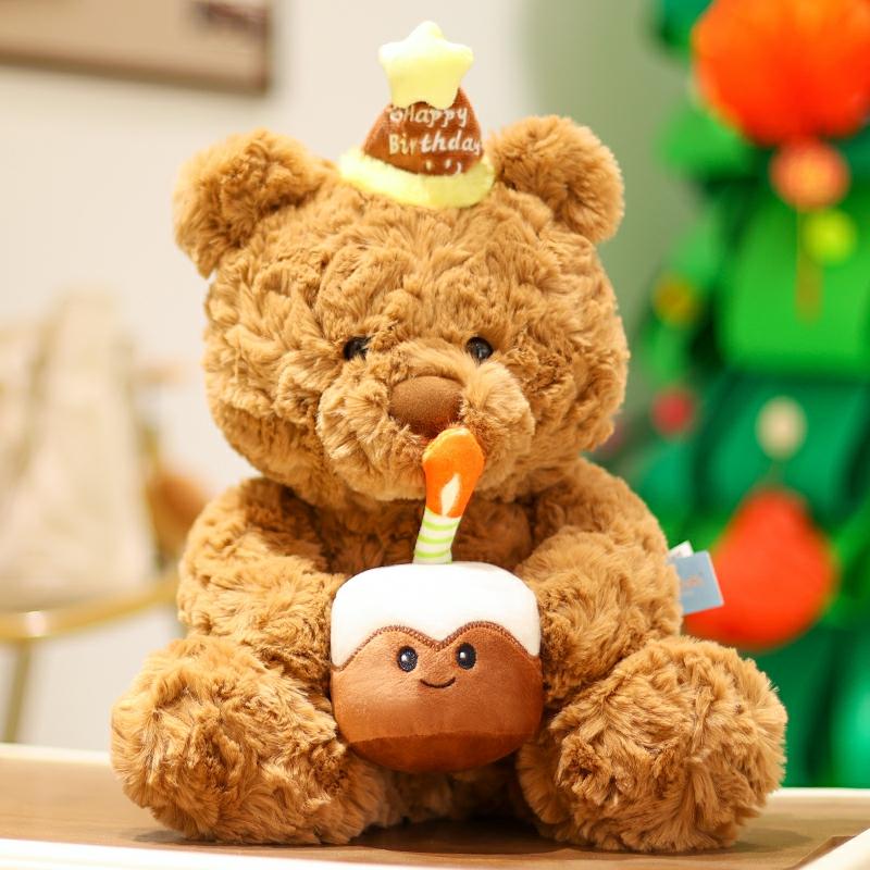 Kinderpluche Speelgoed |   Verjaardagsmuts Voor Influencers, Schattige Teddybeer Knuffel, Pluche Speelgoed, Slaapvriendje, Valentijnsdag Cadeau Voor Meisjes. Kinderpluche Speelgoed Kinderpluche Speelgoed