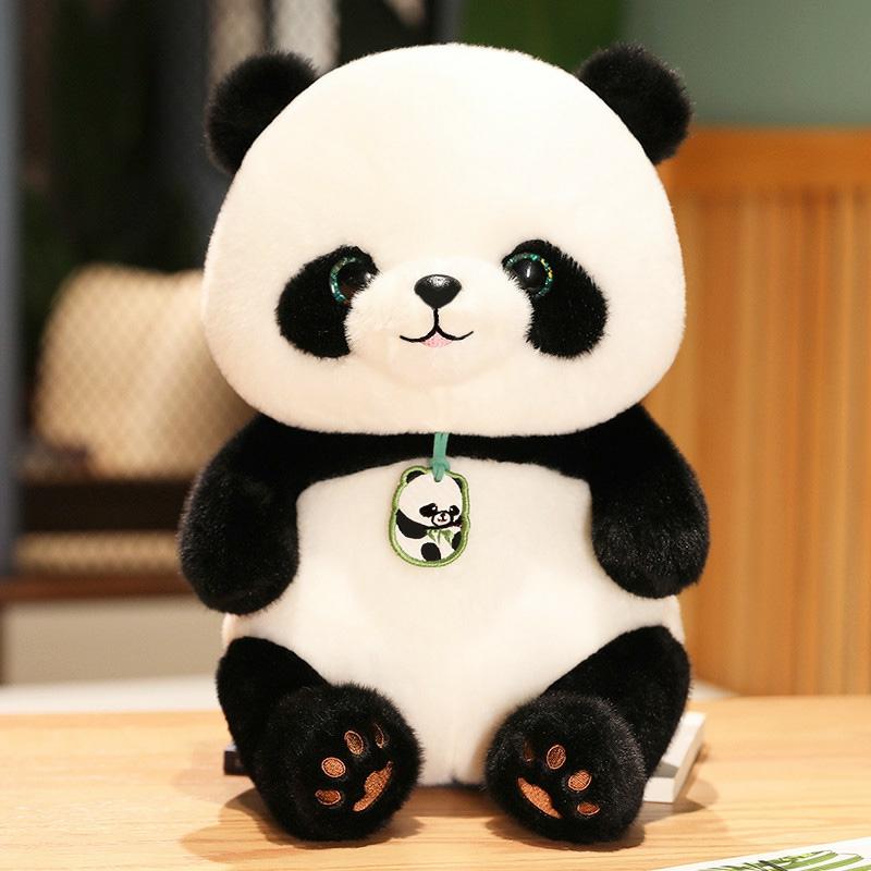 Kinderspeelgoedpop |   Grote Pluche Panda Knuffel, Realistische Panda Speelgoed, Slaapkussen Voor Meisjes, Stoffen Pop, Kinder Cadeau. Kinderspeelgoedpop Kinderspeelgoedpop