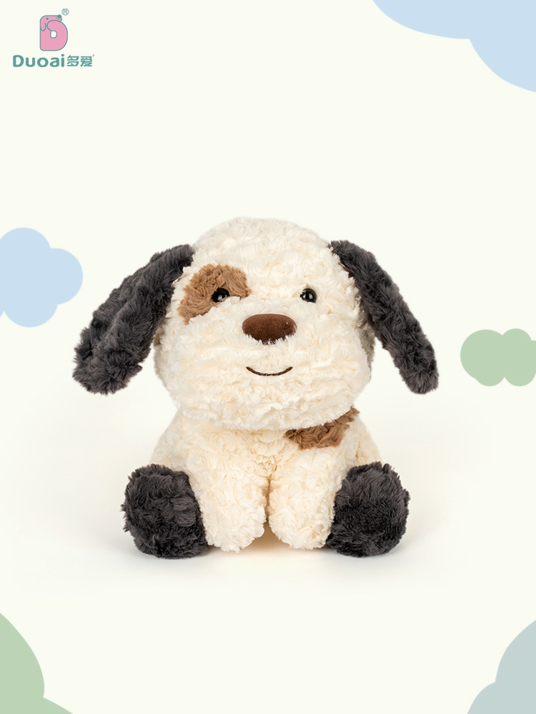 Kinderspeelgoedpop |   Hondenknuffel Speelgoed Vlekken Realistische Kleine Hond Knuffel Schattig Zacht Kussen Kinderpop Verjaardagscadeau Voor Meisjes Kinderspeelgoedpop Kinderspeelgoedpop