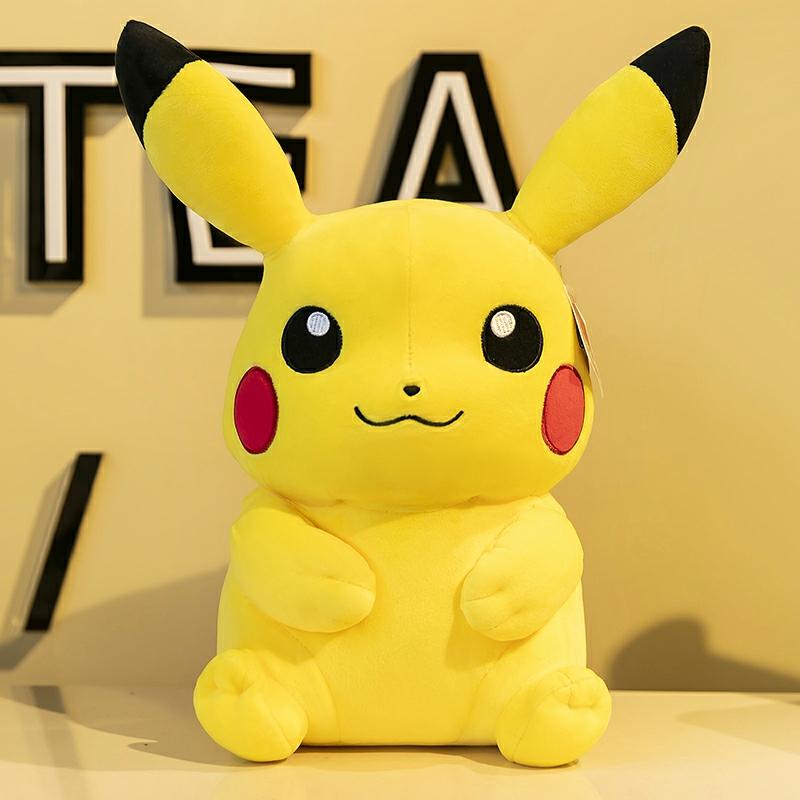 Kinderspeelgoedpop |   Officiële Pikachu Knuffelpop, Schattige Pikachu Pluche Speelgoed, Groot Knuffelpop Kussen, Kinderverjaardagscadeau Voor Meisjes. Kinderspeelgoedpop Kinderspeelgoedpop