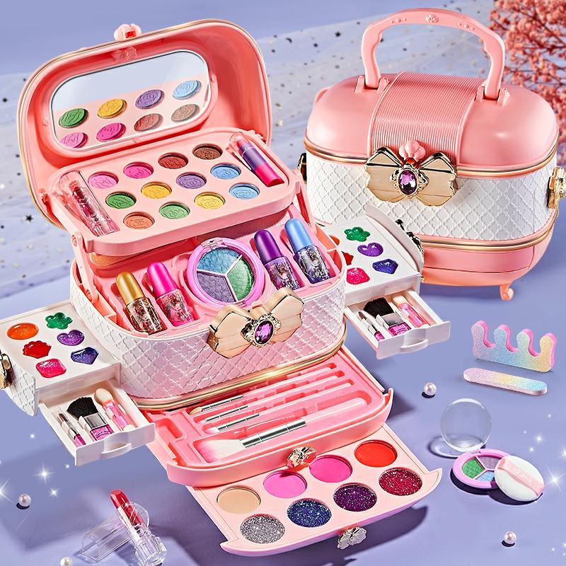 Kinderspeelgoedpop |   Poppen Make-Up Speelgoed Voor Meisjes Met Lang Haar, Prinsessenmodel, Meisjes Cadeau Set, Nieuwe Collectie 2024. Kinderspeelgoedpop Kinderspeelgoedpop