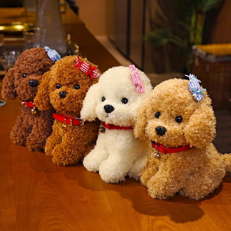 Kinderspeelgoedpop |   Schattige Pluche Teddy Hond Speelgoed, Knuffelbare Slaappop Voor Kinderen, Ideale Metgezel Voor Meisjes, Schattige Puppy Knuffel. Kinderspeelgoedpop Kinderspeelgoedpop