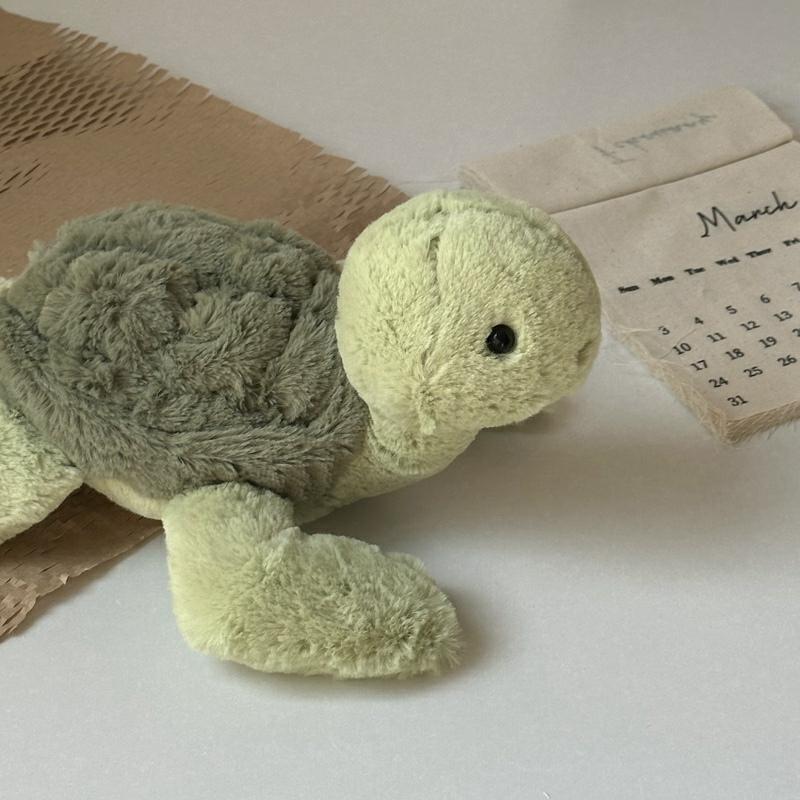 Kinderspeelgoedpop |   Schattige Schildpad Knuffel, Pluche Speelgoed, Kussen Voor Meisjes, Realistische Zeeschildpadpop, Kinderknuffel, Verjaardagscadeau. Kinderspeelgoedpop Kinderspeelgoedpop