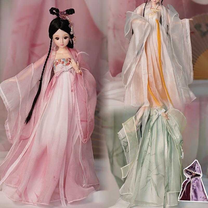 Kinderspeelgoedpop |   Traditionele Chinese Poppen Speelgoed Cadeau, Antieke Kostuums, Hanfu Bjd Kinderpoppenspeelgoed, 30 Cm Chinese Stijl. Kinderspeelgoedpop Kinderspeelgoedpop