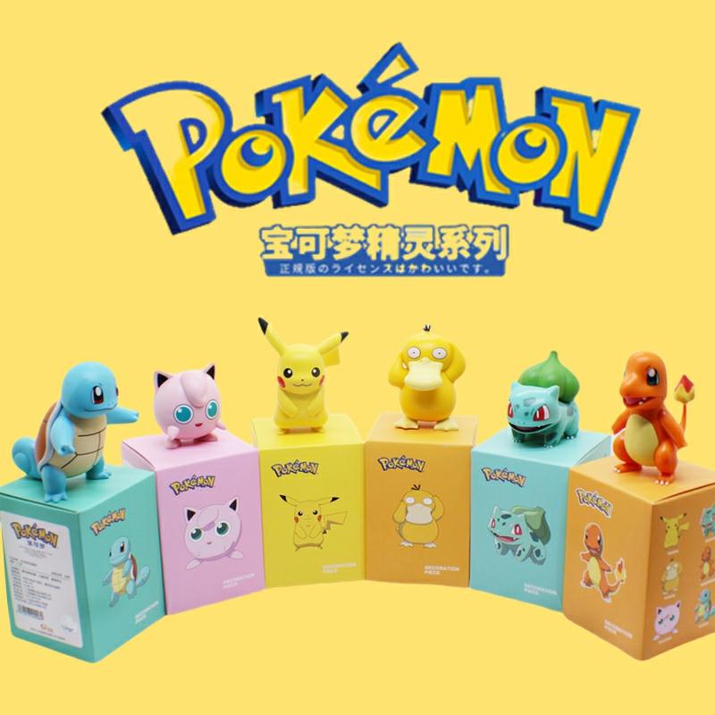 Trendy Blinddozen |   Officiële Pokémon-Figuur, Psyduck Trendy Blinddoos, Pokémon Pikachu Model, Verzamelobject, Speelgoed Trendy Blinddozen Trendy Blinddozen