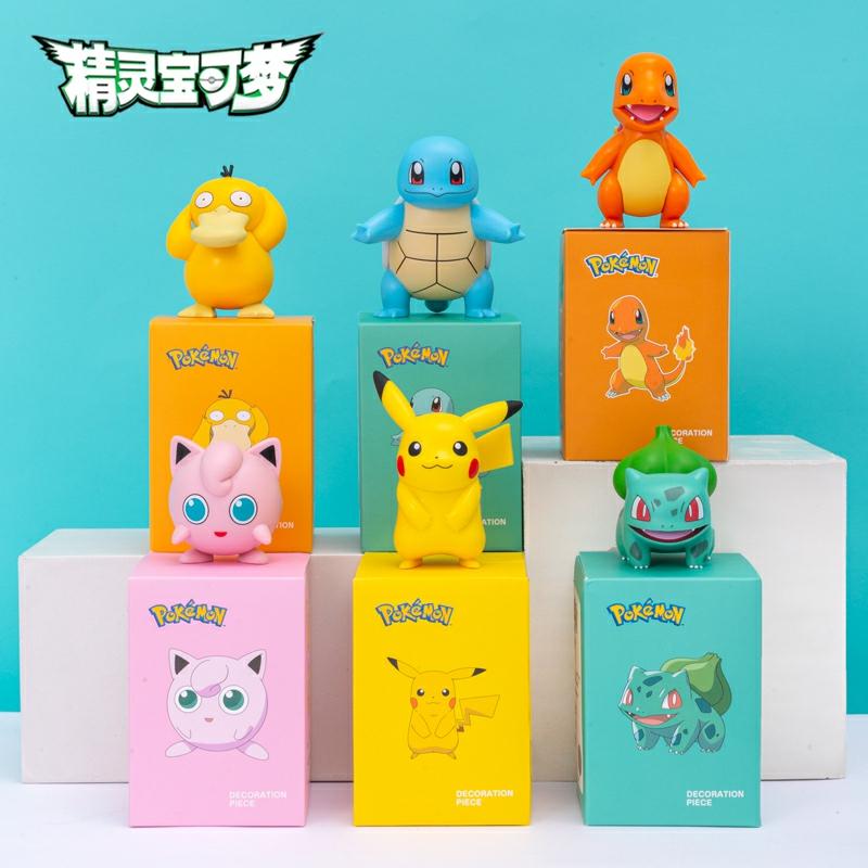 Trendy Blinddozen |   Officiële Pokémon Serie Figuren Trendy Blinddozen Pokémon Auto Pikachu Model Speelgoed Figurine Actiefiguur Trendy Blinddozen Trendy Blinddozen