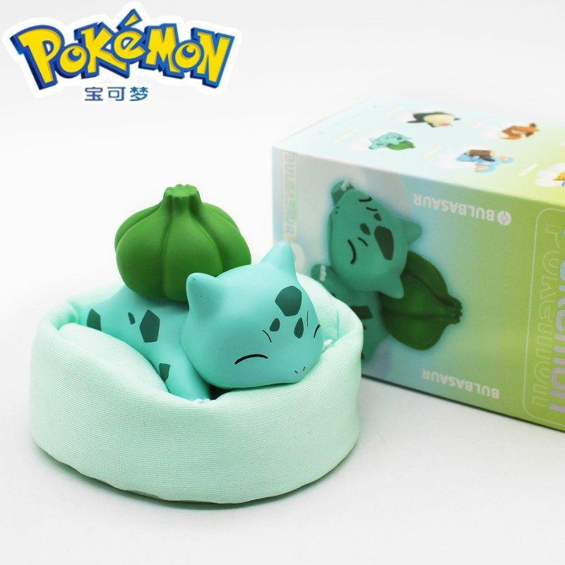 Trendy Blinddozen |   Pokémon Ins Japanse Genezende Schattige Bulbasaur Figuur Blinddoos Schattige Auto Ornament Trendy Blinddozen Trendy Blinddozen