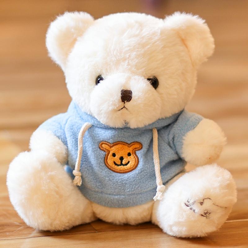 Kinderpluche Speelgoed |   Schattige Teddybeer Knuffel Met Kleding, Pluche Speelgoed, Stoffen Pop, Doudou Beer, Kinder Verjaardagscadeau.